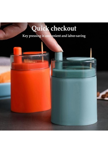 Yeşil Kürdan Tutucu Dağıtıcı Otomatik Kürdan Kutusu Ev Oturma Odası Yemek Odası Kürdan Saklama Kutuları Tutucu (Yurt Dışından) modelleri