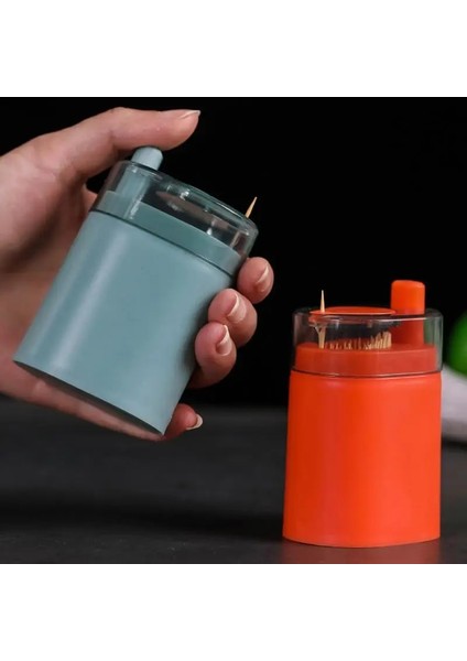 Yeşil Kürdan Tutucu Dağıtıcı Otomatik Kürdan Kutusu Ev Oturma Odası Yemek Odası Kürdan Saklama Kutuları Tutucu (Yurt Dışından) fırsatları