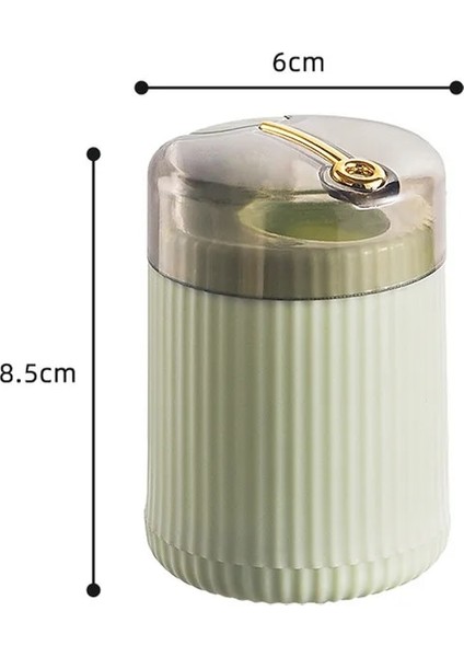 Açık Yeşil Basit Kürdan Kutusu Kürdan Dağıtıcı Ceative Itme Otomatik Çıkarma Kürdan Kavanoz Tutucu Ev Uygun Hediye Ev Gadget (Yurt Dışından)
