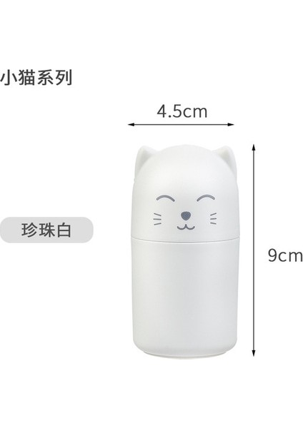 Beyaz Yaratıcı Kürdan Tutucu Karikatür Kedi Kürdan Konteyner Taşınabilir Plastik Kürdan Dağıtıcı Saklama Kutusu Mutfak Aracı (Yurt Dışından)