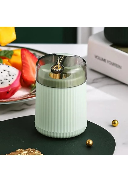 Koyu Yeşil Kürdan Tutucu Pop-Up Otomatik Kürdan Dağıtıcı El Presleme Kürdan Konteyner Kutusu Dağıtıcı Tutucu Masa Dekorları Için (Yurt Dışından) modelleri