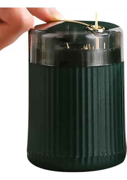 Koyu Yeşil Kürdan Tutucu Pop-Up Otomatik Kürdan Dağıtıcı El Presleme Kürdan Konteyner Kutusu Dağıtıcı Tutucu Masa Dekorları Için (Yurt Dışından) fırsatları