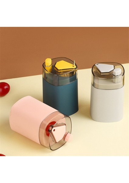 Pembe (Kürdan Yok) Kürdan Tutucu Plastik Saklama Kutusu Basın Otomatik Kürdan Tutucu Otel Ev Ürünleri Bambu Sopa Temiz Diş Araçları (Yurt Dışından) fiyatları