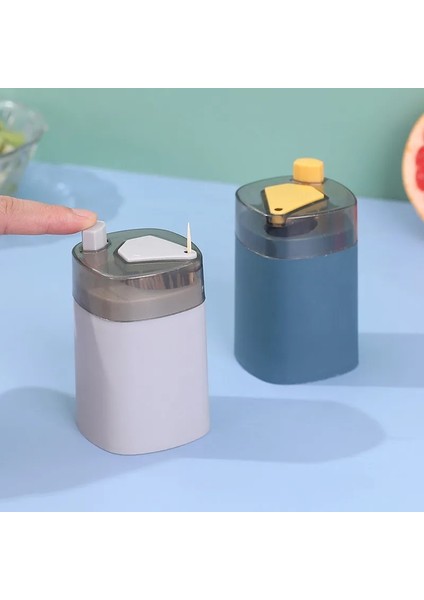 Pembe (Kürdan Yok) Kürdan Tutucu Plastik Saklama Kutusu Basın Otomatik Kürdan Tutucu Otel Ev Ürünleri Bambu Sopa Temiz Diş Araçları (Yurt Dışından) fırsatları