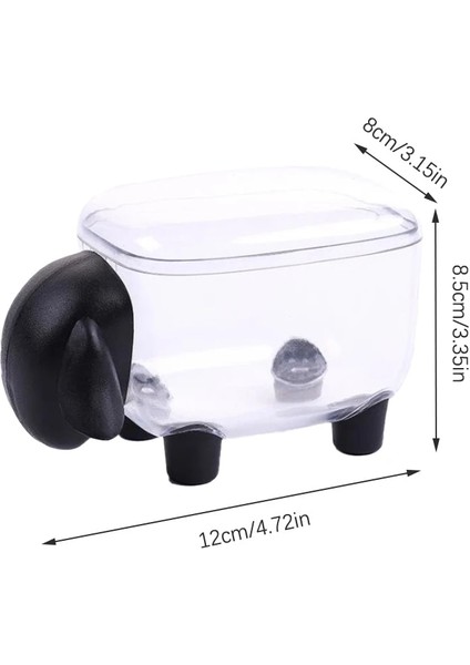 Beyaz 3D Karikatür Koyun Kürdan Pamuklu Çubuk Konteyner Saklama Kutusu Masaüstü Çeşitli Eşyalar Organize Depolama Iskandinav Ev Dekorasyon (Yurt Dışından) modelleri