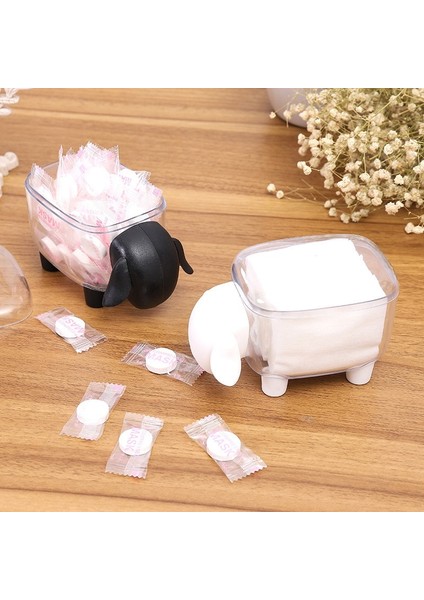 Beyaz 3D Karikatür Koyun Kürdan Pamuklu Çubuk Konteyner Saklama Kutusu Masaüstü Çeşitli Eşyalar Organize Depolama Iskandinav Ev Dekorasyon (Yurt Dışından) indirimleri