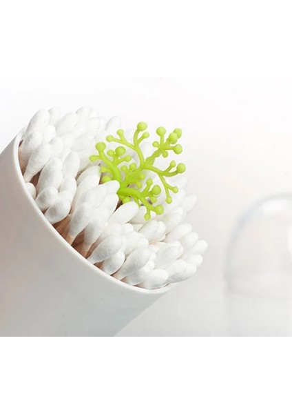 Sonbahar Ağacı Sevimli Karikatür Toz Geçirmez Kürdan Tutucu Masa Dekorasyon Pamuk Çubukla Durumda Kürdan Kutusu Kürdan Dağıtıcı 1 Adet Plastik (Yurt Dışından)