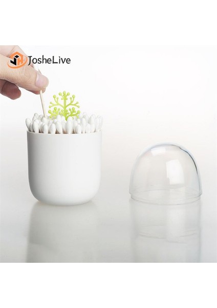 Kar Ayısı Yerden Tasarruf Kürdan Tutucu Toz Geçirmez Plastik Pamuklu Çubukla Kutusu Ev Depolama Yaratıcı Saklama Kutusu Şeffaf ve Görünür 60G (Yurt Dışından) fiyatları