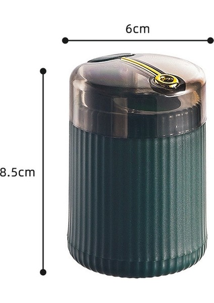 Yeşil Basit Kürdan Kutusu Kürdan Dağıtıcı Ceative Itme Otomatik Çıkarma Kürdan Kavanoz Tutucu Ev Uygun Hediye Ev Gadget (Yurt Dışından)