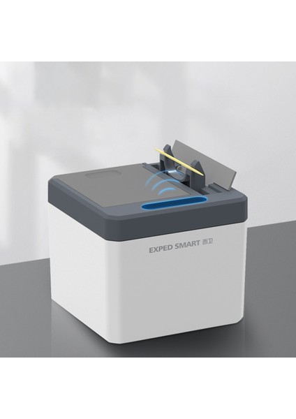Mavi USB Şarj Akıllı Sensör Elektrikli Kürdan Tutucu Kızılötesi Sensör Kürdan Kutusu Kolay Erişim Ev Restoran Otel Için Kapak Çevirin Yaratıcılık (Yurt Dışından)