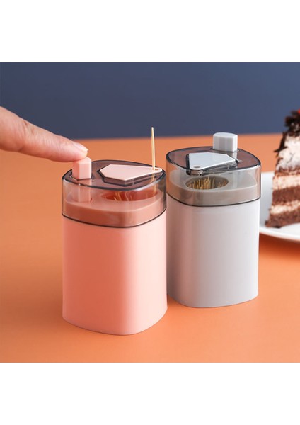 Koyu Mavi Taşınabilir Kürdan Kutusu Yaratıcı Basın Otomatik Oturum Açma Ev Işık Lüks Yaratıcı Kürdan Toz Geçirmez Saklama Kutusu (Yurt Dışından) modelleri