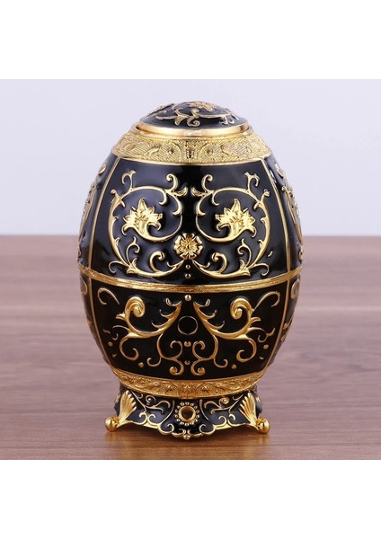 F 10*7.5 cm Söğüt Avrupa Tarzı Otomatik Kürdan Kutusu Moda Yumurta Metal Vintage Kürdan Tutucu Kürdan Dağıtıcı Kutuları (Yurt Dışından)