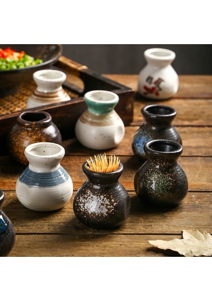 1 Adet Tarzı Bir Japon Retro Seramik Kürdan Tutucu Basit Pamuklu Çubuk Depolama Kavanoz Otel Restoran Masa Süsleri Ev Kürdan Kavanoz (Yurt Dışından) fiyatları