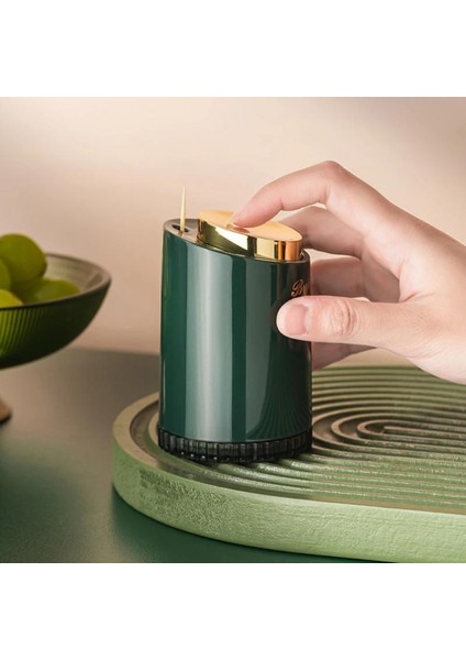 B 02 Otomatik Kürdan Tutucu Konteyner Ev Masa Kürdan Saklama Kutusu Kürdan Dağıtıcı Otomatik Pop-Up Kürdan Tutucu (Yurt Dışından) fiyatları