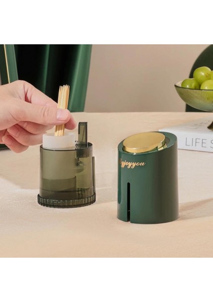 B 02 Otomatik Kürdan Tutucu Konteyner Ev Masa Kürdan Saklama Kutusu Kürdan Dağıtıcı Otomatik Pop-Up Kürdan Tutucu (Yurt Dışından) modelleri