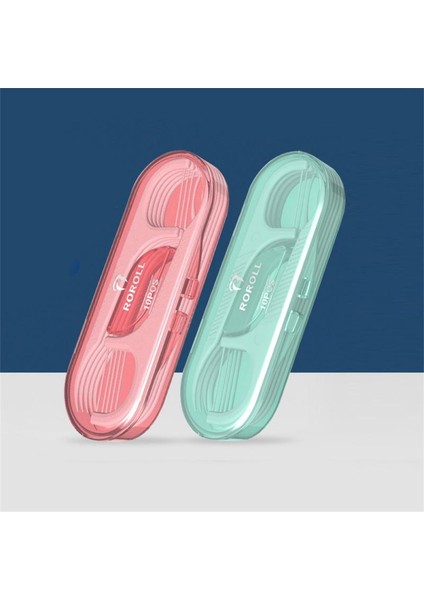 Pembe 10 Adet/kutu Plastik Otomatik Taşınabilir Diş Pensesinde Saklama Kutusu Ipi Çekme Dağıtıcı Ipi Diş Temizleyici Depolama Tüpü (Yurt Dışından) modelleri