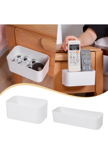 Minimalist Beyaz Duvara Monte Çeşitli Eşyalar Konteyneri Kapaksız Kendinden Yapışkanlı Bulaşıklık Lavabo Alt Bulaşıklık Küçük Lavabo Üzeri (Yurt Dışından)