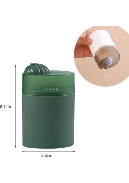 Sıradan Elastik Olmayan Yeni Basit Kürdan Kutusu Kürdan Dağıtıcı Yaratıcı Itme Otomatik Çıkarma Kürdan Kavanoz Tutucu Ev Kullanışlı Ev Gadget (Yurt Dışından)