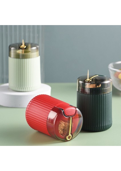 Sıradan Elastik Olmayan Yeni Basit Kürdan Kutusu Kürdan Dağıtıcı Yaratıcı Itme Otomatik Çıkarma Kürdan Kavanoz Tutucu Ev Kullanışlı Ev Gadget (Yurt Dışından)