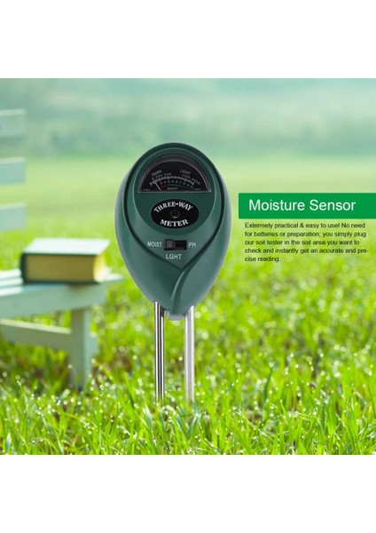 In 1 Nem Sensörü Ölçer Toprak Su Monitörü Hidrometre Tarım Çiçekler Bahçe Ph Ölçme Aracı (Yurt Dışından)