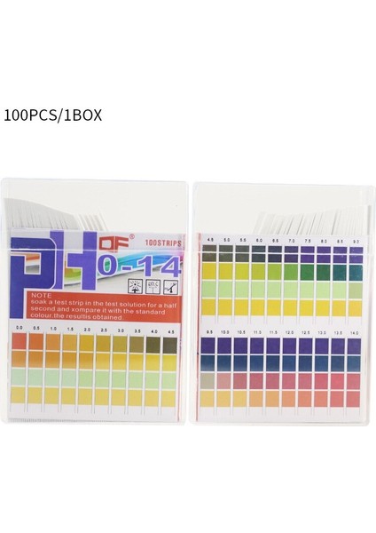 100 Adet Ph Test Şeritleri Tam Ph Test Ölçer 1-14ST Gösterge Turnusol Kağıdı Su Kalitesi Meyve Ph Ölçme Aracı (Yurt Dışından) modelleri