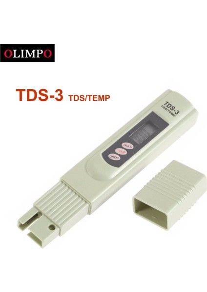 Kalem Tds Metre Dijital Su Test Cihazı Su Kalitesi Ölçüm Ekipmanları Tds-3 Su Saflığı Test Cihazı Aracı Ph (Yurt Dışından)
