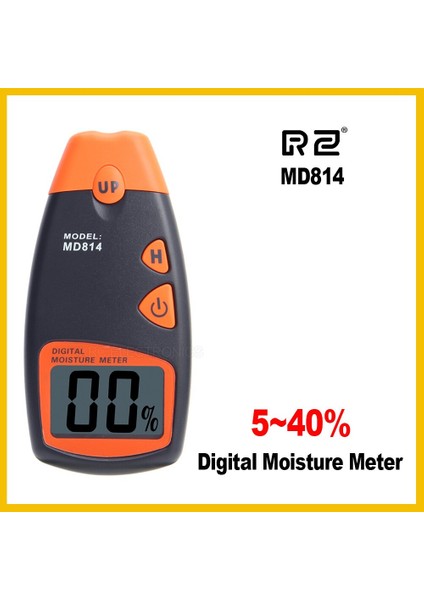 4 Pinli Sensör Ahşap Nem Ölçer El Dijital Nem Ölçer Ahşap Nem Test Cihazı MD814 (Yurt Dışından)