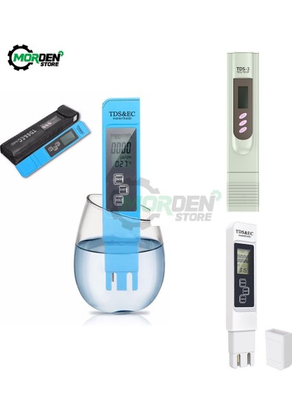 3 In 1 Tds Ec Metre Sıcaklık Test Cihazı Kalem Iletkenlik Su Kalitesi Saflık Ölçüm Aracı Tds/ec/temp Test Cihazı (Yurt Dışından) fiyatları