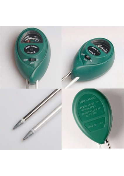 Realmot 3 In1 Toprak Ph Test Cihazı Bahçe Çiçekleri Nem Işık Ölçer Test Araçları Higrometre (Yurt Dışından) modelleri