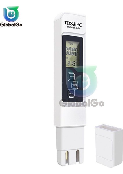 In1 Dijital Taşınabilir Kalem Taşınabilir Dijital Su Sayacı Filtresi Ölçüm Su Kalitesi Saflık Test Cihazı Tds Metre 15% 0-9990PPM (Yurt Dışından)