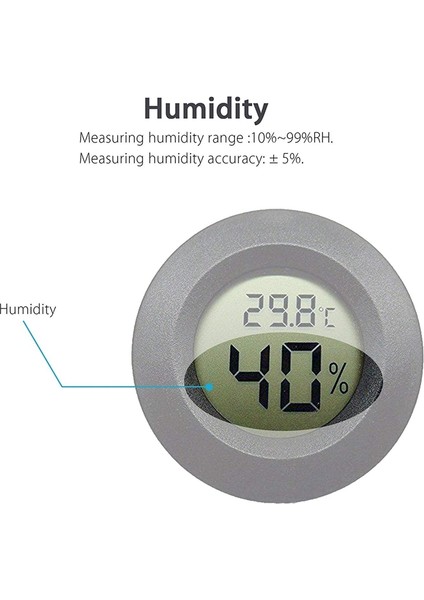 Jaerbee 5-Pack Higrometre Termometre Dijital LCD Monitör Nem Ölçer Ölçer Nemlendiriciler Nem Alma Cihazları Gre (Yurt Dışından) fırsatları