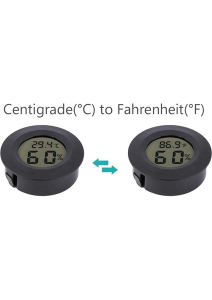 6'lı Paket Mini Higrometre Termometre Iç Mekan Termometre Higrometre Nemlendiriciler Için Dijital LCD Monitör, Bahçe (Yurt Dışından) fırsatları