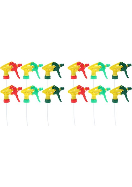 Icqurbt 12 Adet Ağır Hizmet Tipi Kimyasallara Dayanıklı Tetikli Püskürtücü Sprey Şişesi Memesi Kafası (Yurt Dışından)