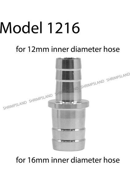 [shrımpsland] Akvaryum Paslanmaz Çelik Hortum Dönüştürücü Konektörü 12MM 16MM 22MM (Yurt Dışından) fiyatları