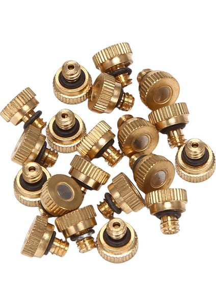 20 Adet Sis Sis Nozulu, Düşük Basınçlı Sis Soğutma Nozulu 0.1mm (Yurt Dışından)