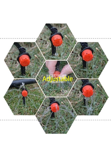 M Sulama Sistemi Otomatik Damla Sulama Boru Bağlantıları 4/7mm Su Yağmurlama Bitki Çiçekler Bahçe Aletleri Soğutma F (Yurt Dışından)