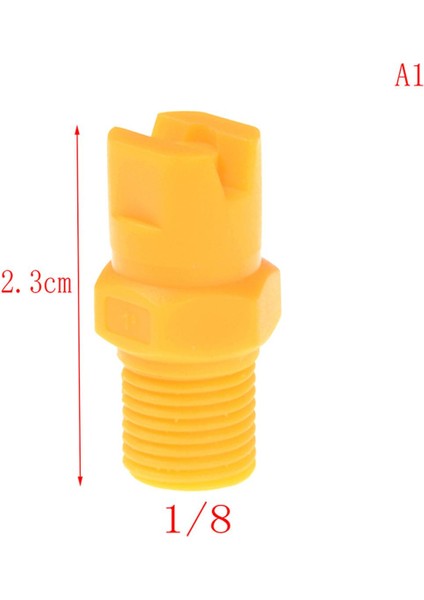 Plastik Vee Jet Düz Fan Püskürtme Nozulu 1/8 (Yurt Dışından)