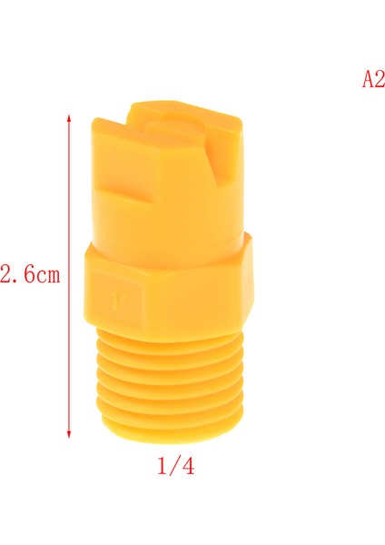 Plastik Vee Jet Düz Fan Püskürtme Nozulu 1/8 (Yurt Dışından) fiyatları