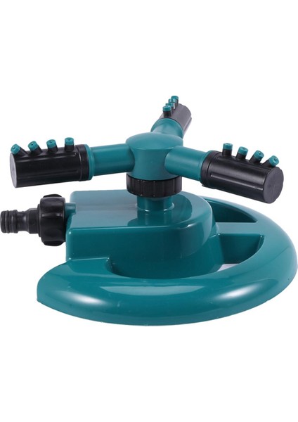 Pvc Bahçe Çim Yard Yuvarlak 360 Derece Iki Kol Döner Su Yağmurlama 2 Adet (Yurt Dışından)