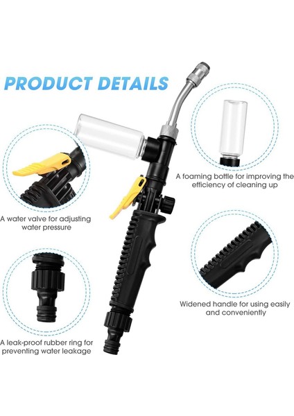 Yüksek Basınçlı Yıkama Temizleme Borusu Taşınabilir Temizleyici Meme Sprey Araba Yıkama Bahçe Sulama Yıkama Araçları (Yurt Dışından) indirimleri