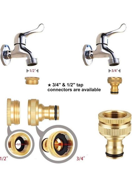 Hortum Ucu Hızlı Bağlantı Bağlantısı-2*1/2 Inç ve 3/4 Inç Ikisi Bir Arada Hortum Konnektörleri 2*1/2 Inç Hortum Borusu Hızlı Konnektörleri-… (Yurt Dışından) modelleri