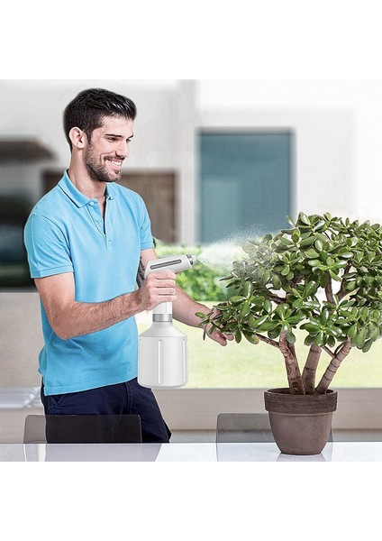 Otomatik Elektrikli Bahçe Pompası Püskürtücü USB Şarj Edilebilir Akış Sprey Şişesi Taşınabilir Bahçe ve Çim Püskürtücü - Beyaz (Yurt Dışından) indirimleri
