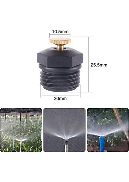 10 Adet Konu Bahçe Sprinkler Plastik Çim Sulama Yağmurlama Kafa Püskürtücüler Podazz (Yurt Dışından)