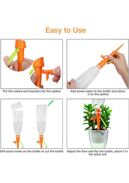 Tesis Otomatik Sulama Sistemi 16 Parça, Yavaş Serbest Bırakma Kontrollü ve Tüm Şişeler Için Eğilme Önleyici Standlı (Yurt Dışından) indirimleri