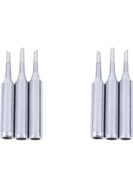 Namuny 6 Adet 900M-T-2C 60W 2mm Genişlik Eğim Havya Havya Ucu 43X6MM (Yurt Dışından)