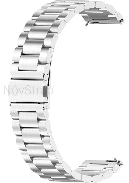 Huawei Watch Gt4/Gt5/Gt6 41mm Watch 5/Gt5 Pro 42mm ile Uyumlu Kordon (18mm Pimli) Çelik Metal Kayış fırsatları