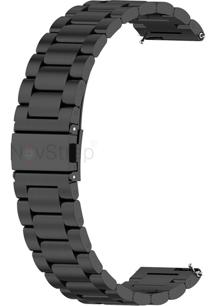 Huawei Watch GT4 41mm GT5 41mm ile Uyumlu Kordon (18mm Pimli) Çelik Metal Kordon Kayış