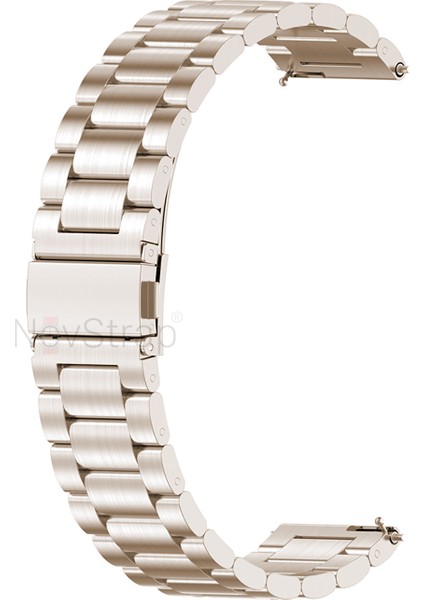 Huawei Watch Gt4/Gt5/Gt6 41mm Watch 5/Gt5 Pro 42mm ile Uyumlu Kordon (18mm Pimli) Çelik Metal Kayış fırsatları