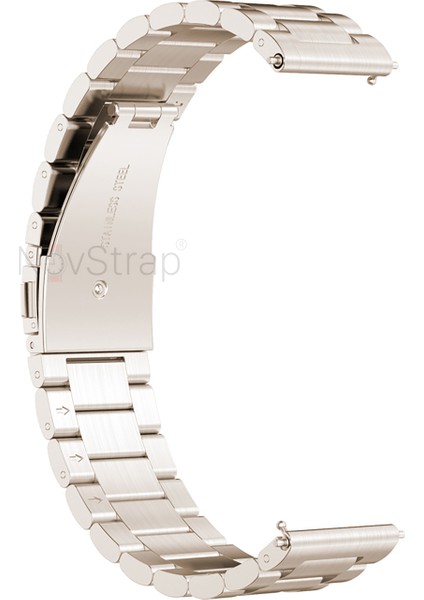 Huawei Watch Gt4/Gt5/Gt6 41mm Watch 5/Gt5 Pro 42mm ile Uyumlu Kordon (18mm Pimli) Çelik Metal Kayış indirimleri