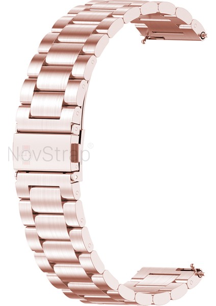 Huawei Watch Gt4/Gt5/Gt6 41mm Watch 5/Gt5 Pro 42mm ile Uyumlu Kordon (18mm Pimli) Çelik Metal Kayış fırsatları